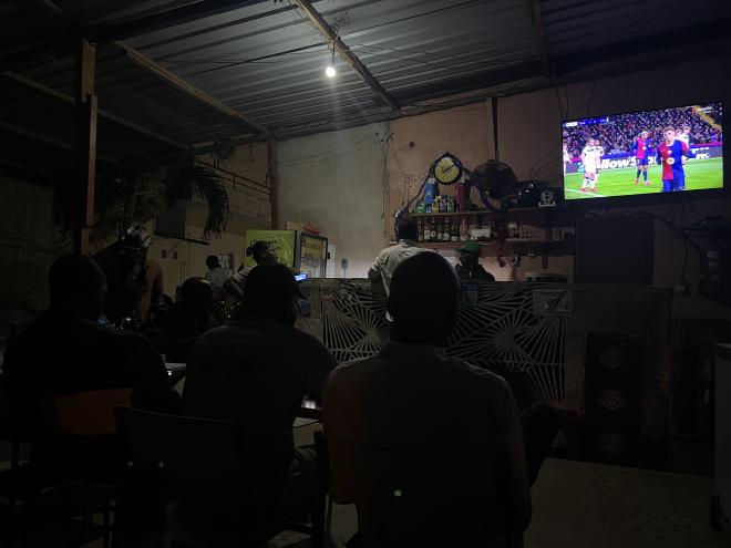 Football at Le Montagne