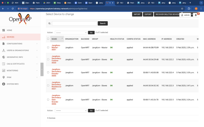 OpenWISP configuration